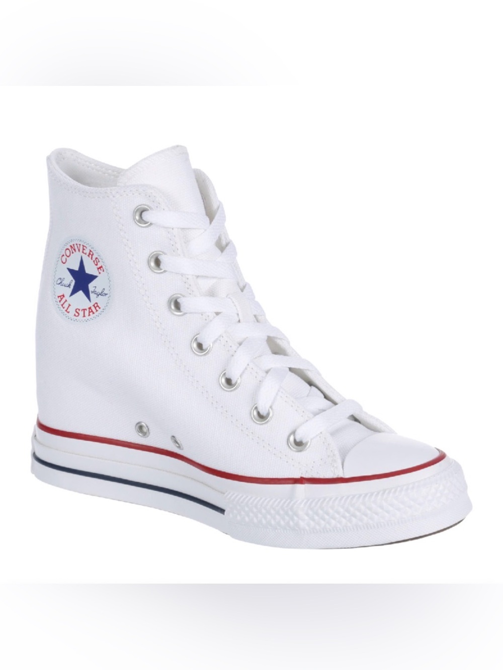 Converse Chuck Taylor All Stars classic wedge sneaker white leather BRAND NEW